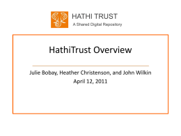 New Partners Webinar - March-April 2011