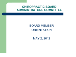 Minnesota Board of Chiropractic Examiners