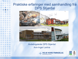 Les DPS Stjørdals egen presentasjon av satsingen på