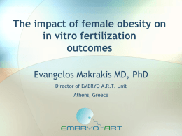 Obesity and IVF outcomes