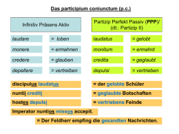 Übungssätze zum participium coniunctum (p.c.) - mersch