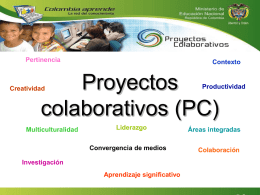 Proyectos colaborativos (PC)