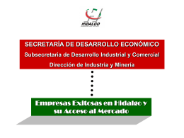 Empresas Exitosas en Hidalgo y su Acceso al Mercado