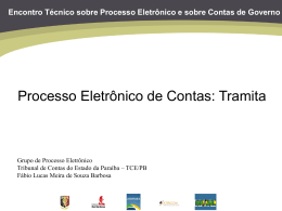 Grupo Processo Eletrônico – TCE PB