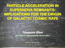 cosmic ray acceleration at the shock fronts of supernova remnants