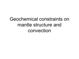 Overheads for geochemistry