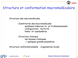 Structures conformations