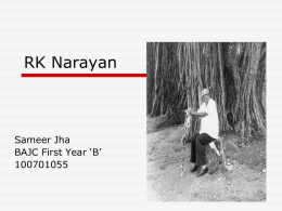 RK Narayan