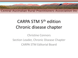 CARPA 5th edition Chronic disease chapter