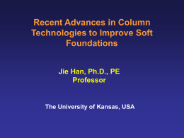 Dr. Jie Han, Recent Advances of Column Technologies to Improve