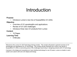 Challenges of Using UV LEDs