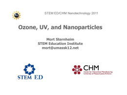 Ozone, UV and nanoparticles