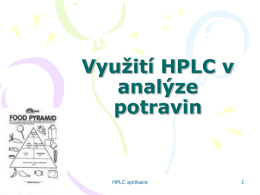 8 HPLC Aplikace verze 1