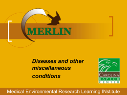 Diseases and other miscellaneous conditions