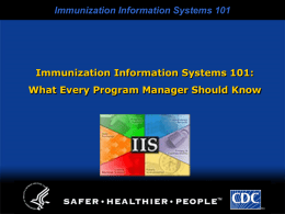 Powerpoint presentation put together by the CDC to