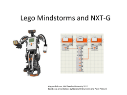 Lego Mindstorms and NXT-G