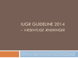 IUGR guideline 2014