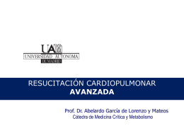 Resucitación cardiopulmonar avanzada_2011_2012