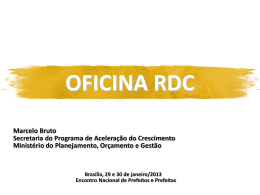 RDC - Programa de Aceleração do Crescimento