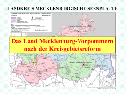 Präsentation - Landkreis Mecklenburgische Seenplatte