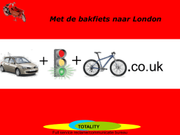Presentatie Cargobike, Powerpoint
