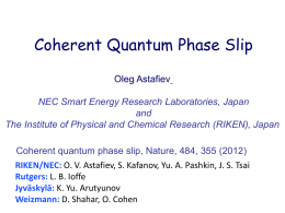 Coherent quantum phase-slip in superconducting nano