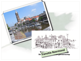 lezing - Transition Town Roermond