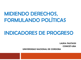 Midiendo Derechos - Universidad Nacional de Córdoba