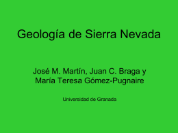 Geología de Sierra Nevada