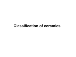 Structural ceramics - IENI-CNR