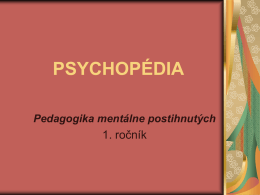 Psychopédia-PREZENTÁCIA - spark