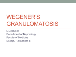 wegener`s granulomatosis (ppt / 4322 kb)