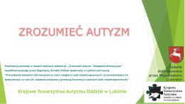 autyzm - Krajowe Towarzystwo Autyzmu oddział w Lublinie