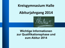 2014 Qualifikationsphase-Abitur