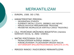 merkantilizam. klasicna teorija medjunarodne trgovine ()