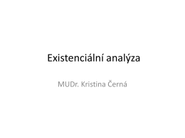 Existenciální analýza