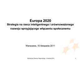 Europa 2020 oraz ESF 2014-2020 – nowy pakiet