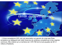 Union européenne - Bonjour du Monde