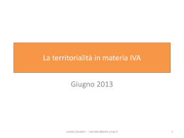 La territorialità in materia IVA: novità dopo l`approvazione del