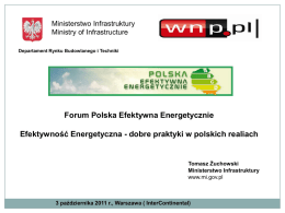 Efektywność Energetyczna - dobre praktyki w polskich realiach