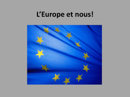 L`Europe et nous! - Equipes Populaires