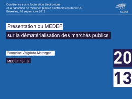 Voir la presentation SFIB/MEDEF (fr)