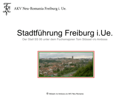 Stadtführung Freiburg i.Ue - AKV Neu