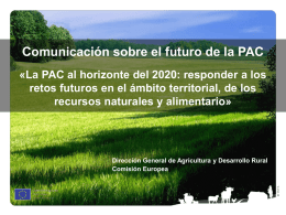 Slide 1 - Ministerio de Agricultura, Alimentación y Medio Ambiente