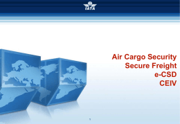 Air Cargo Security – Complejidades de la carga | IATA