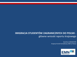 imigracja studentów zagranicznych do polski