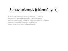 5. Behaviorizmus