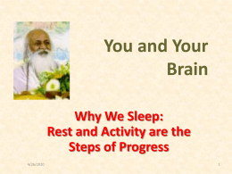 3. Sleeping and Dreaming