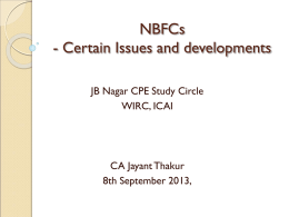 NBFCs-Certain-Issues-Developments-CA-Jayant-Thakur-8th
