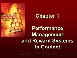 Performance Management